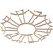 Ekena Millwork Augustus Wood Fretwork Pierced Ceiling Medallion, Alder, 32"OD x 11 1/4"ID x 3/8"T CMWP32X32X0375AUAL - alternate 3